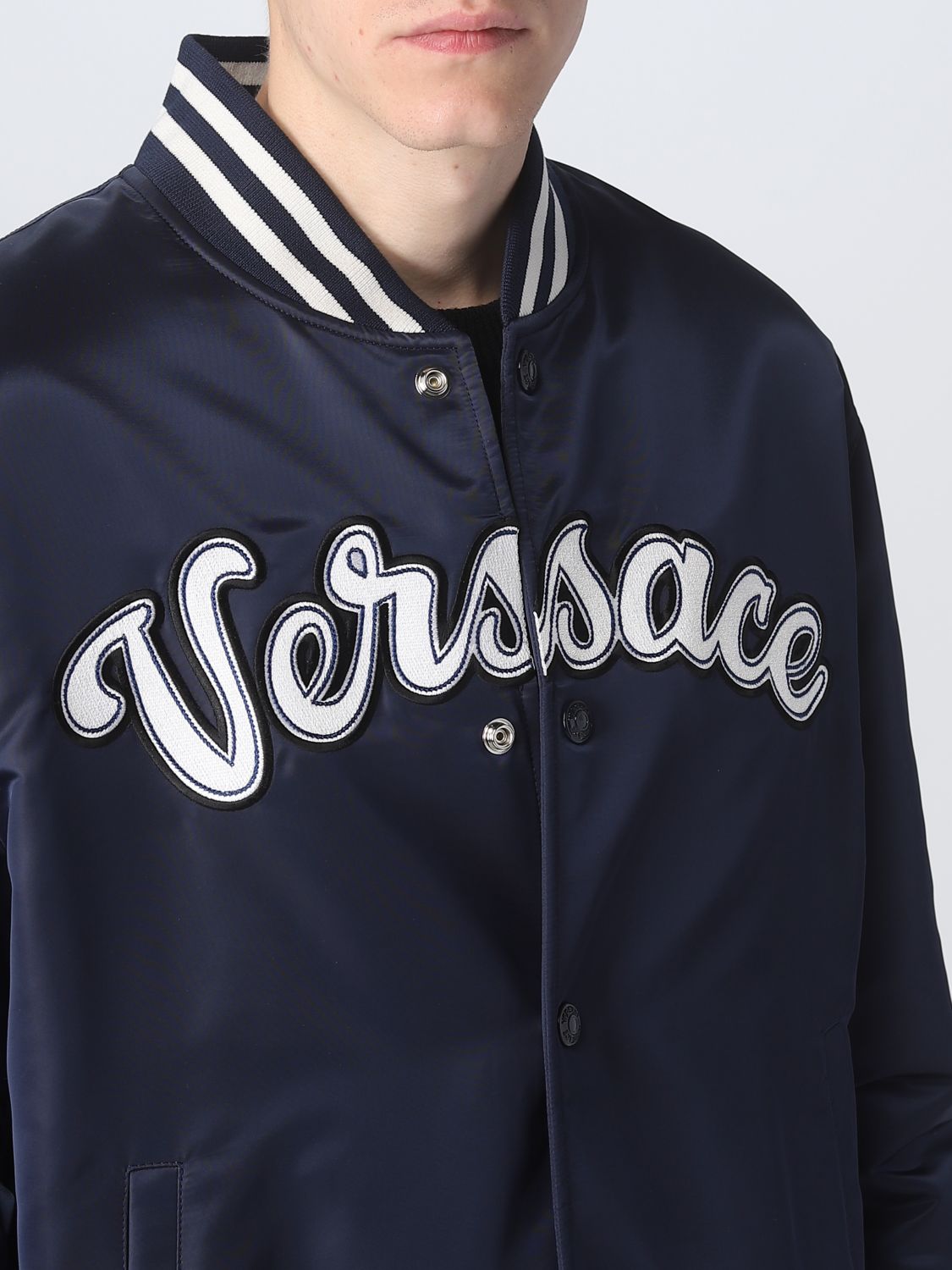 Versace Jacket Men Blue