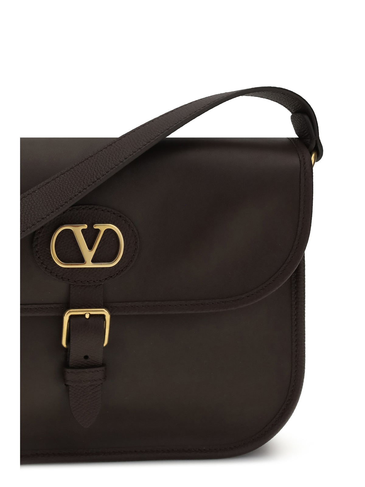 Valentino Garavani Antibes Shoulder Bag - Oak Brown