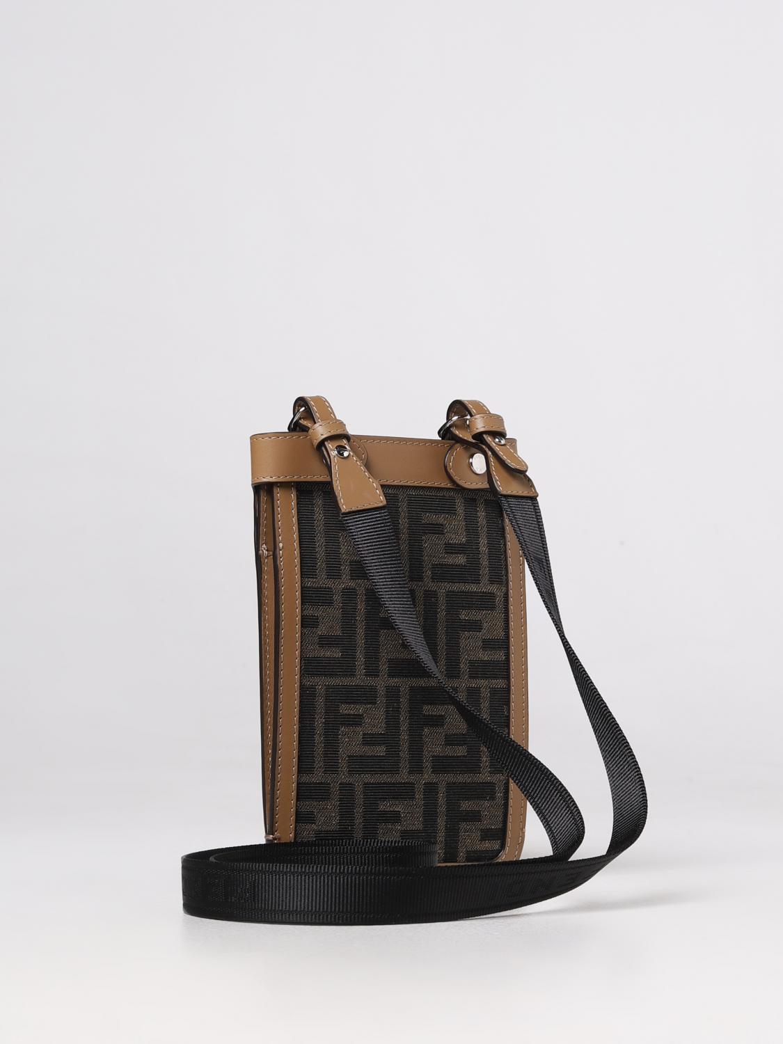 Fendi Shoulder Bag Men Tobacco