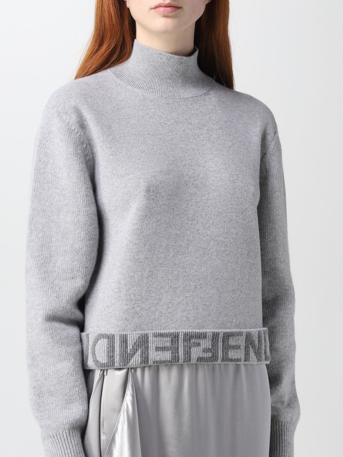 Fendi Sweater Woman Grey