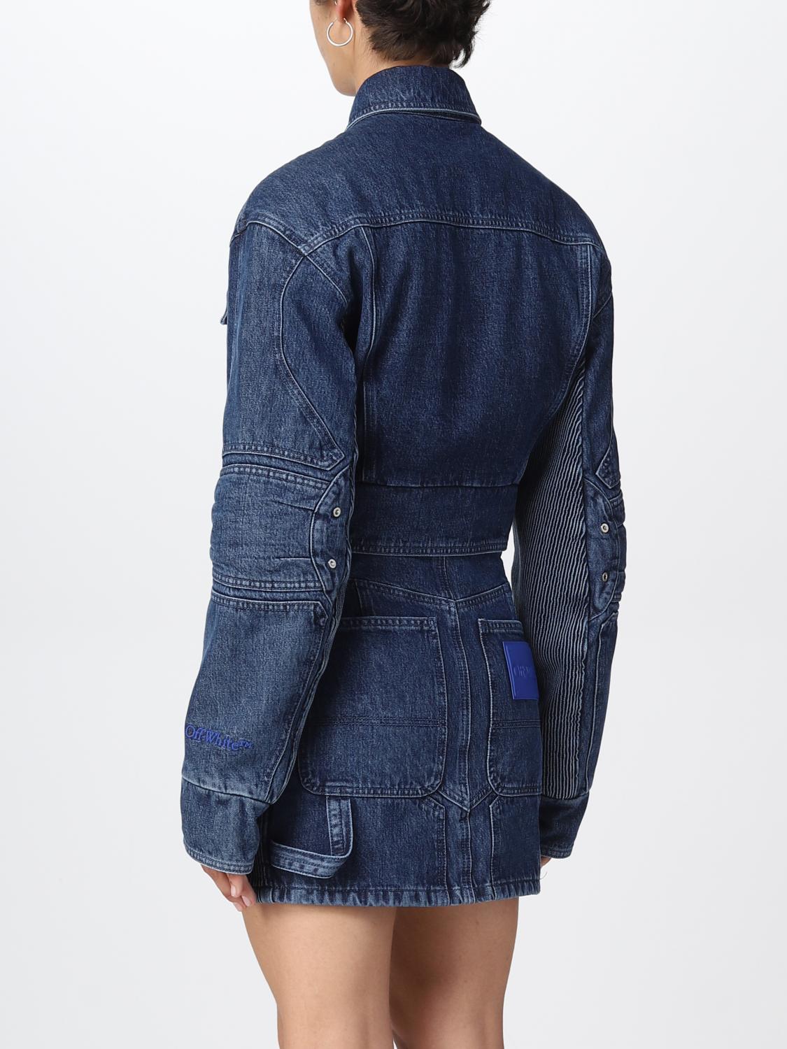 Off White Jacket Woman Blue