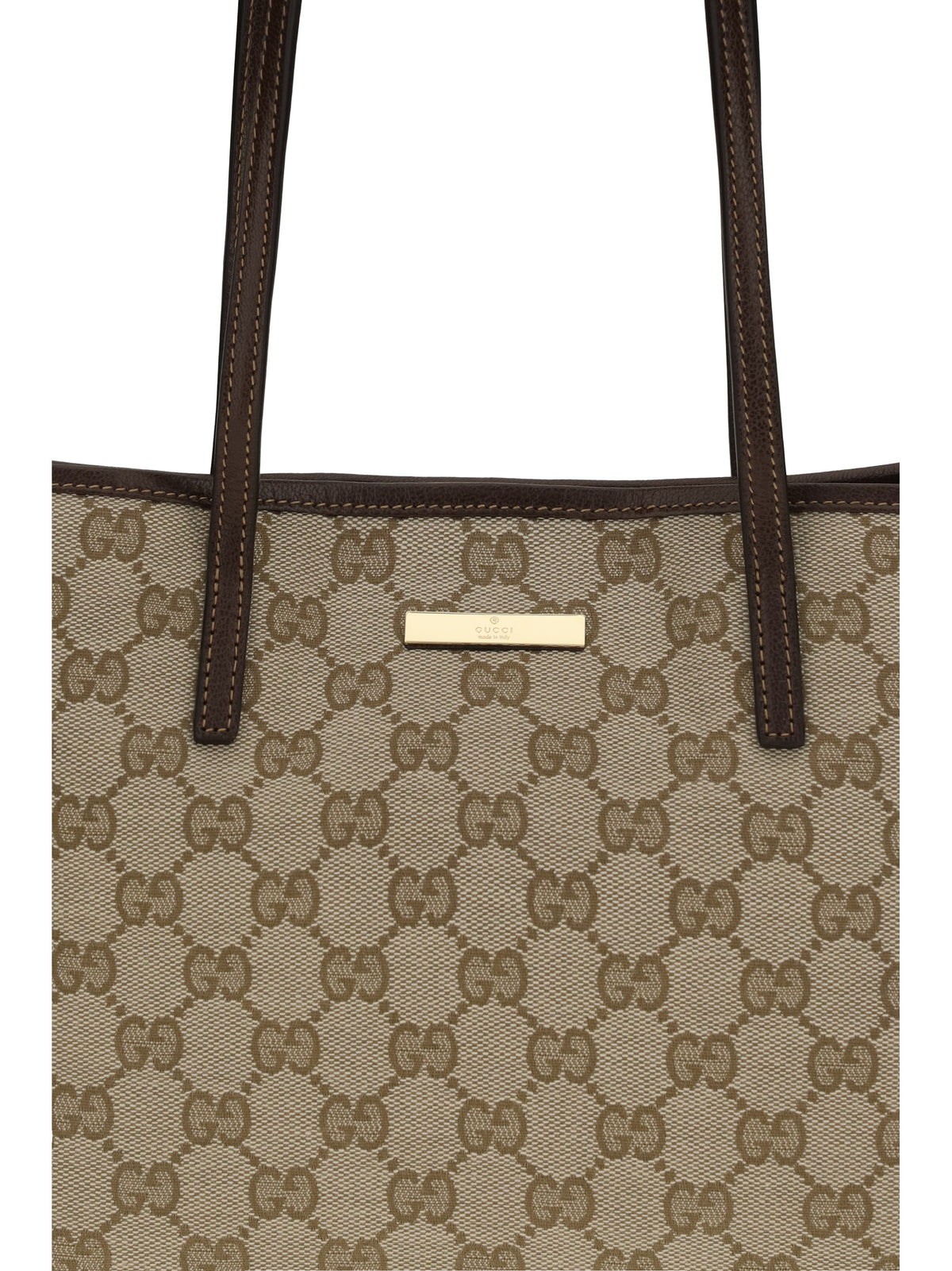 Gucci Large Tribeca Tote Bag - Vintag.Sand/Dk Brown