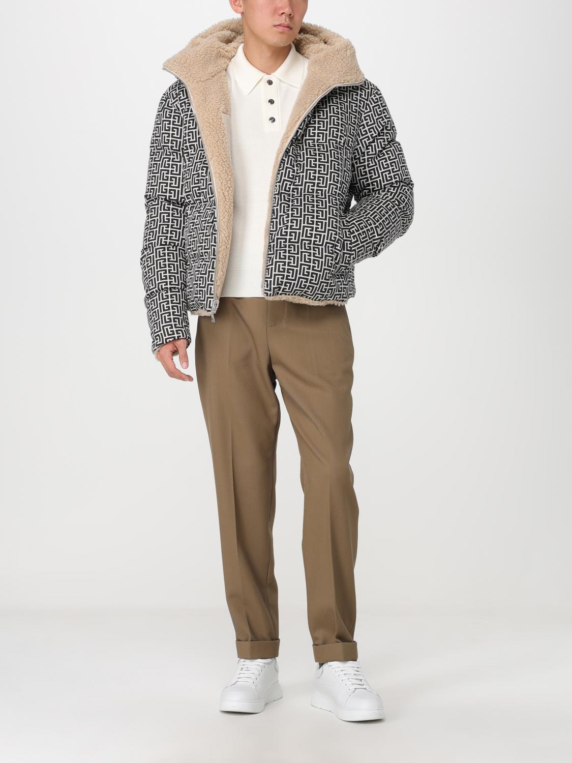 Balmain Jacket Men Yellow Cream