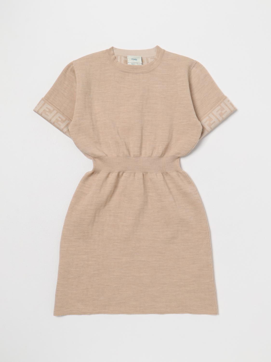 Fendi Dress Kids Brown