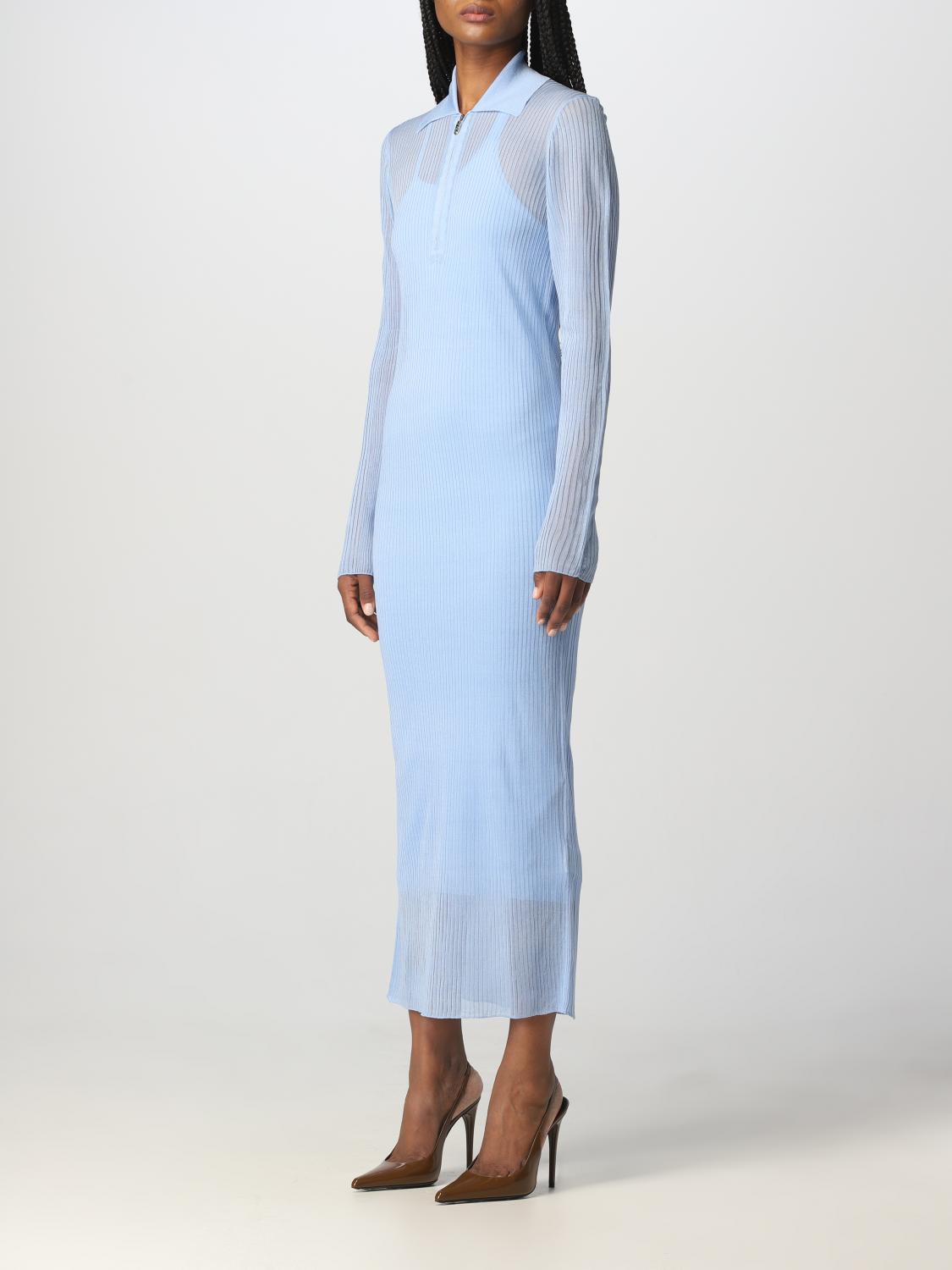 Fendi Dress Woman Sky Blue