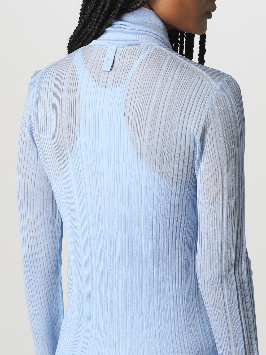 Fendi Dress Woman Sky Blue