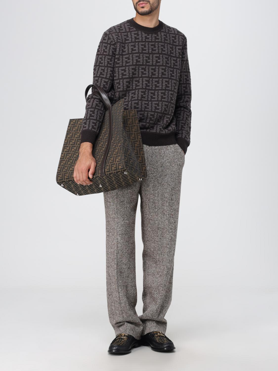 Fendi Bags Men Tobacco