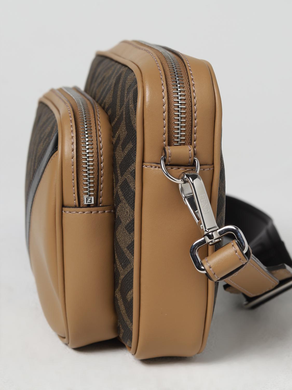 Fendi Shoulder Bag Men Tobacco