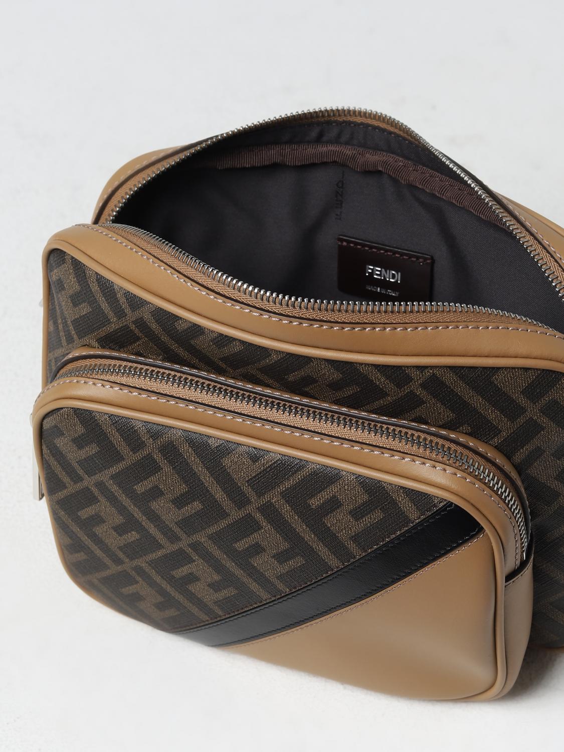 Fendi Shoulder Bag Men Tobacco