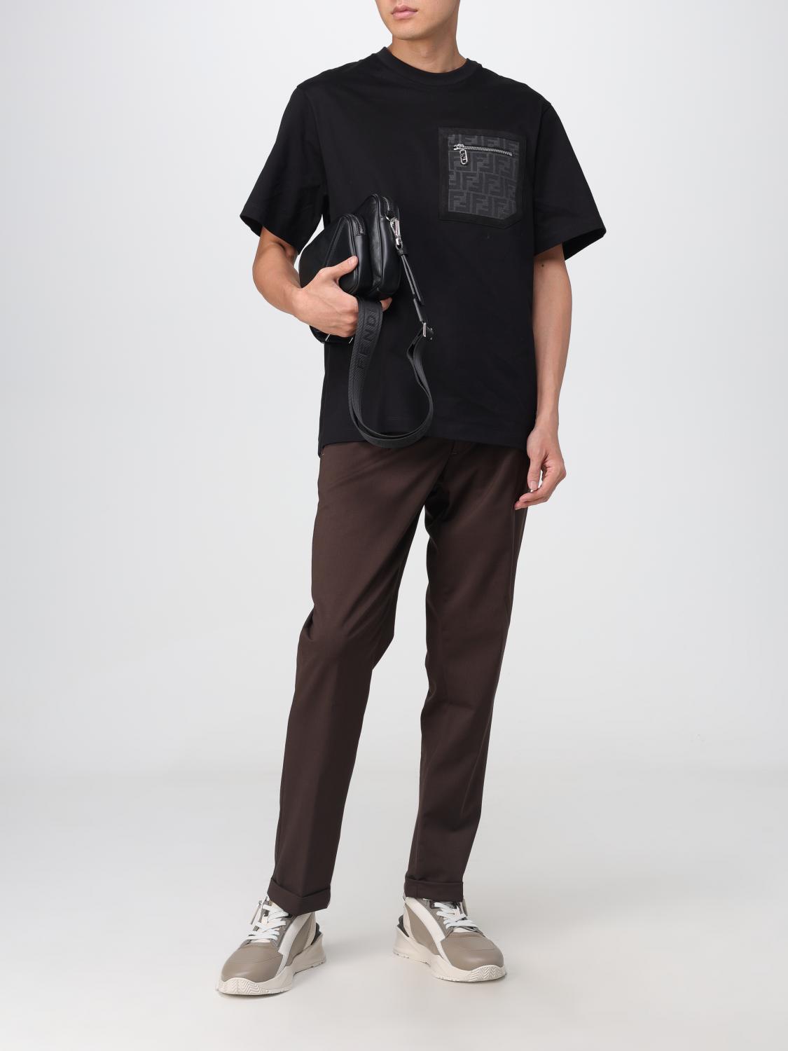 Fendi Shoulder Bag Men Black