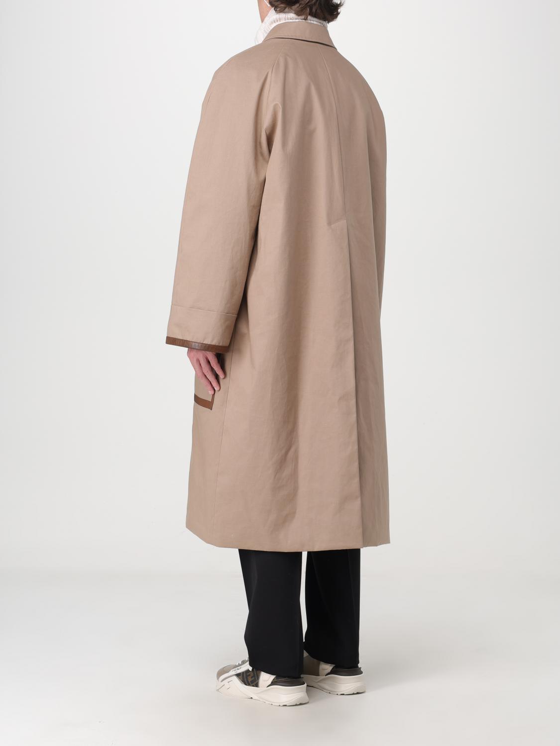 Fendi Trench Coat Men Tobacco