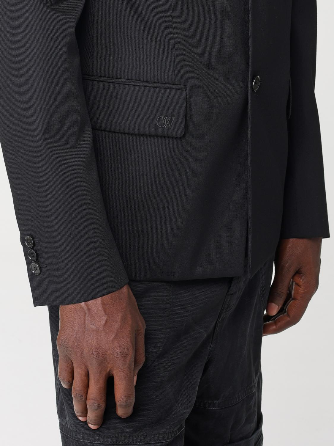 Off White Jacket Men Black