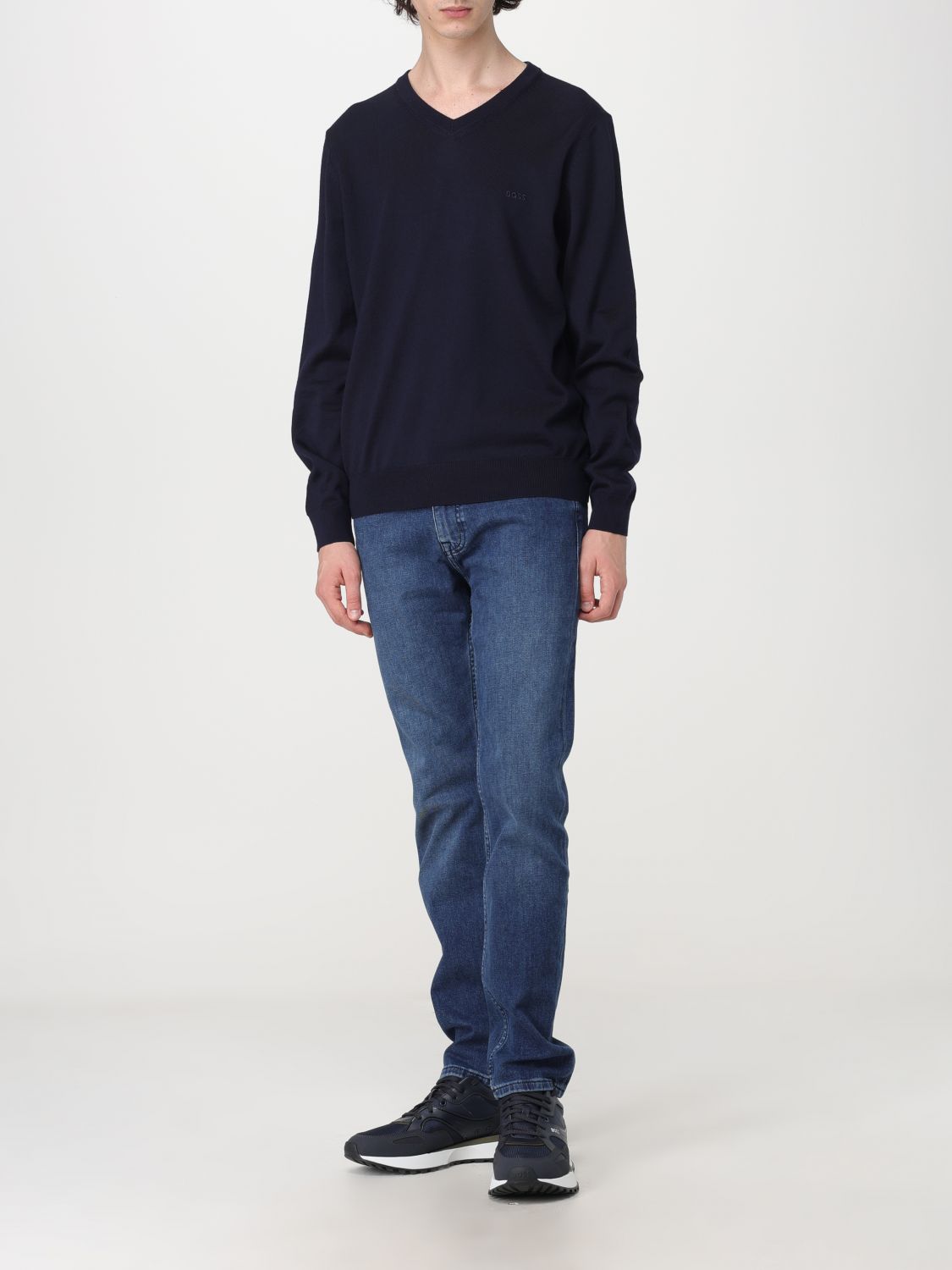 Boss Sweater Men Blue