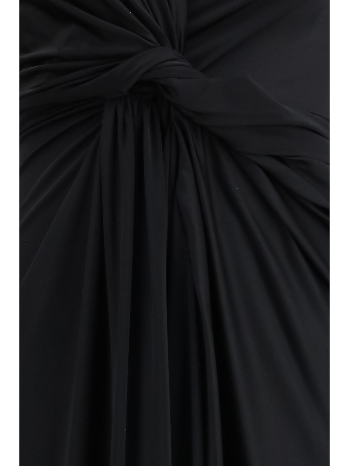 Balenciaga Draped midi Dress - Black