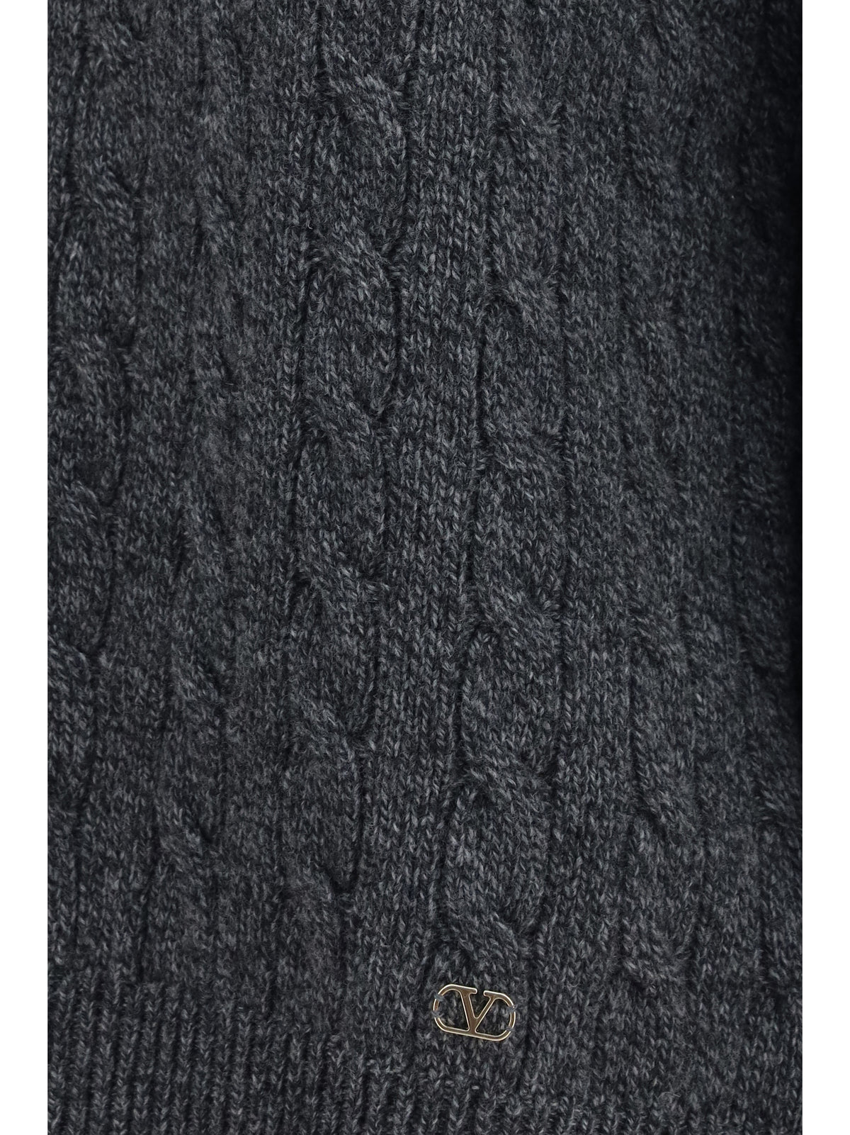 Valentino Virgin wool Sweater - Anthracite Melange