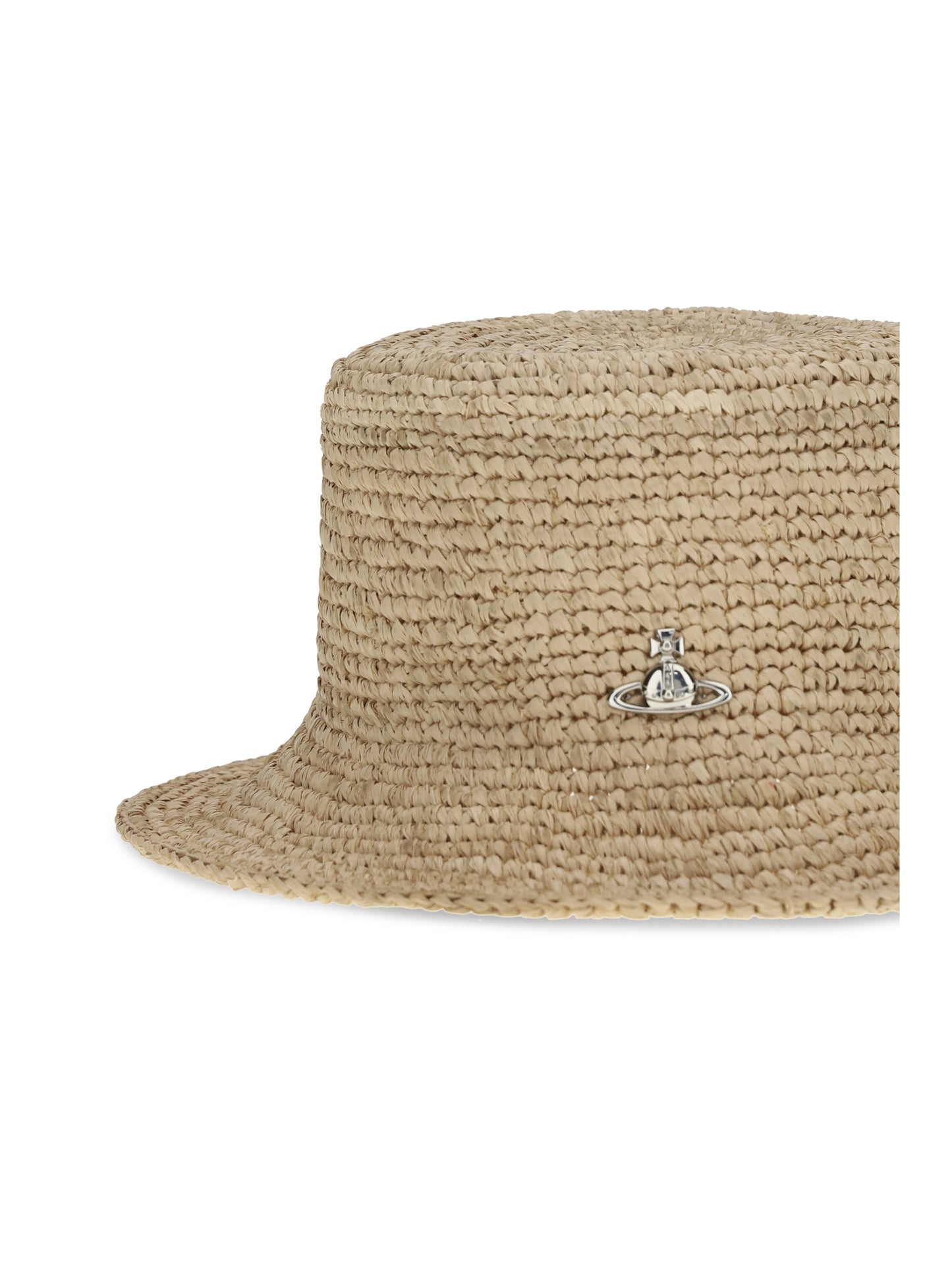 VIVIENNE WESTWOOD Orb raffia Bucket Hat