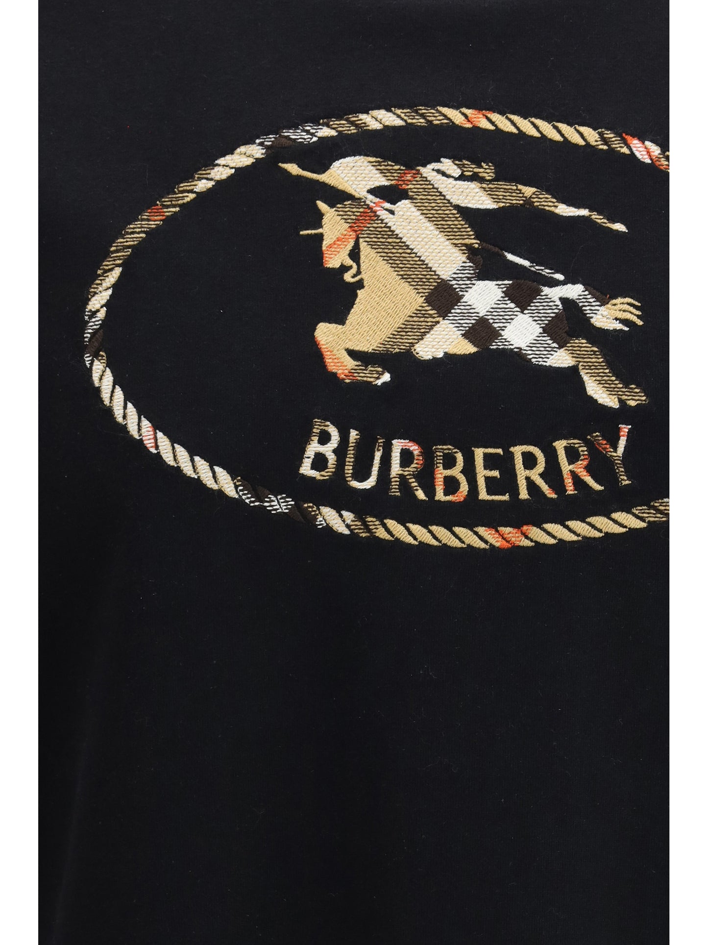 BURBERRY Embroidered logo T-shirt