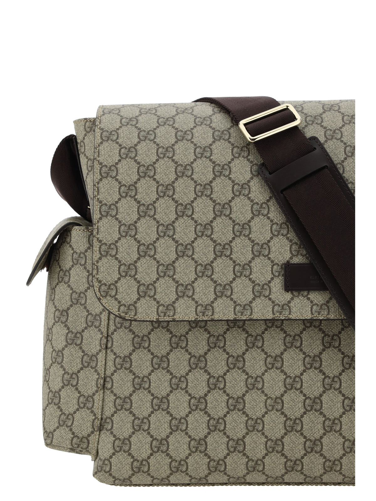 Gucci Fabric Baby Shoulder Bag - Be Ebo/Cocoa/Dk Choc