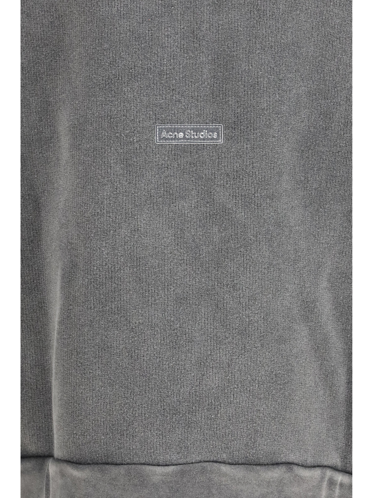 Acne Studios Patch and logo Sweatshirt - Faded Black