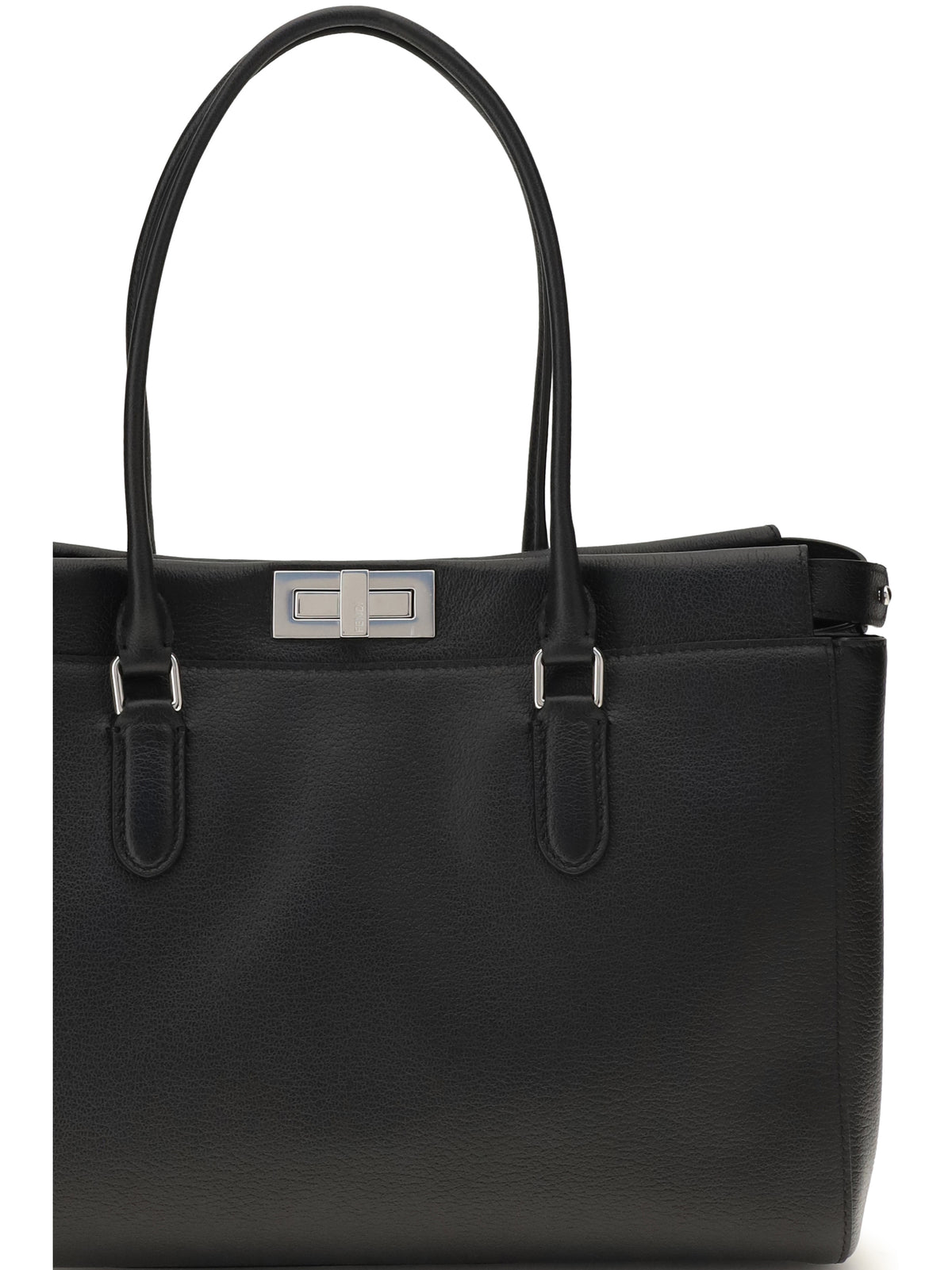 Fendi Peekaboo small Tote Bag - Black