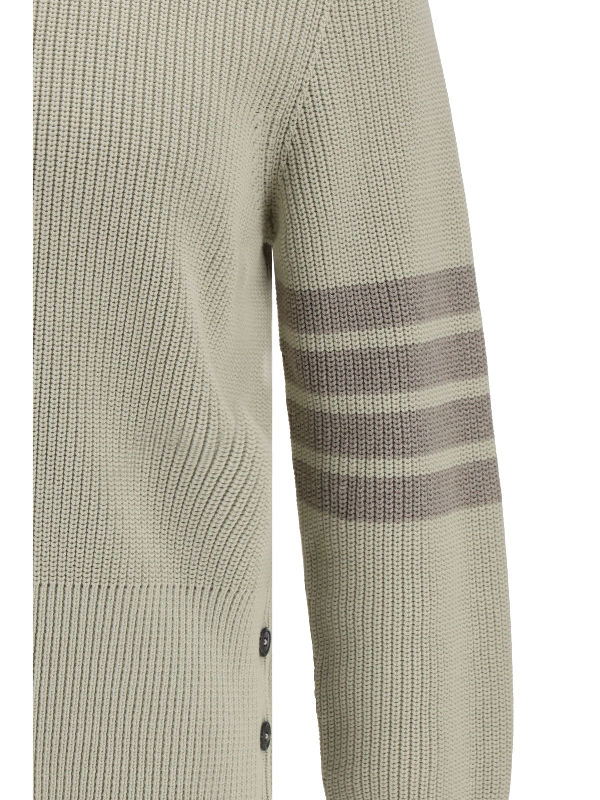 Thom Browne Cotton crewneck Sweater - Beige