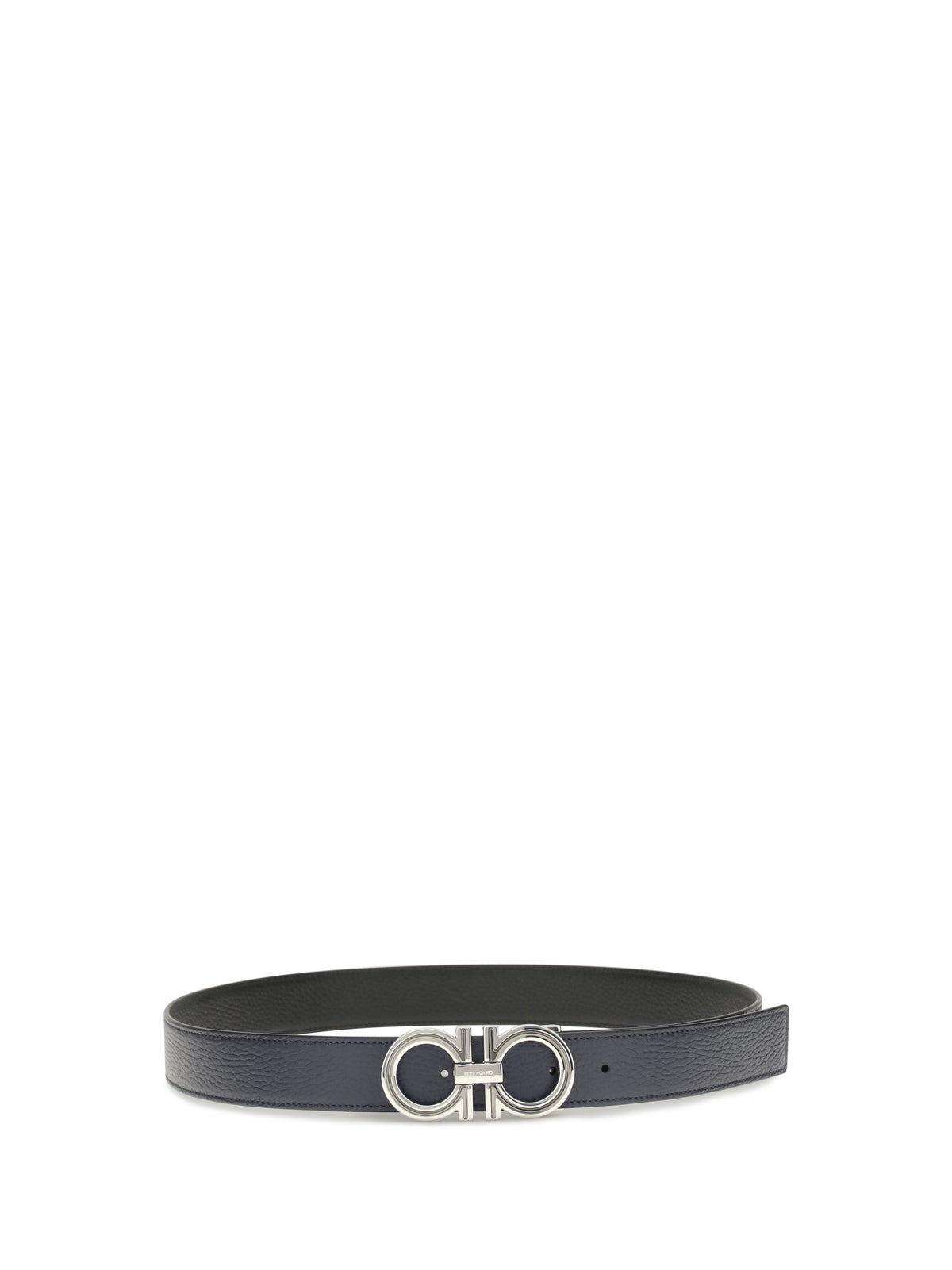 Ferragamo Reversible leather Belt - New Navy
