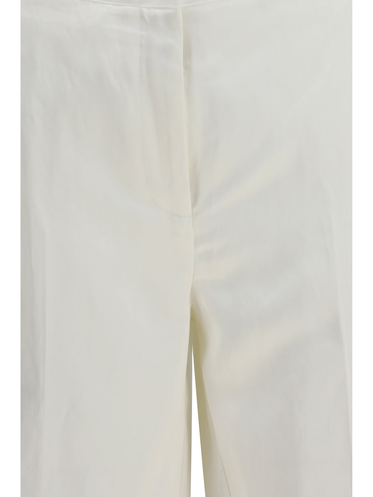 Toteme Easy Raw Edge Pants - White
