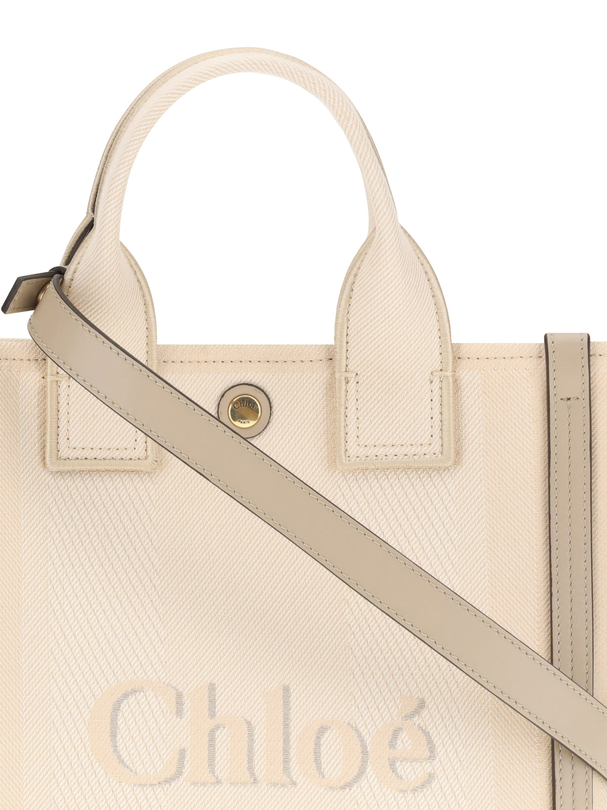 Chloé Carry Tote Bag - Blushy Beige