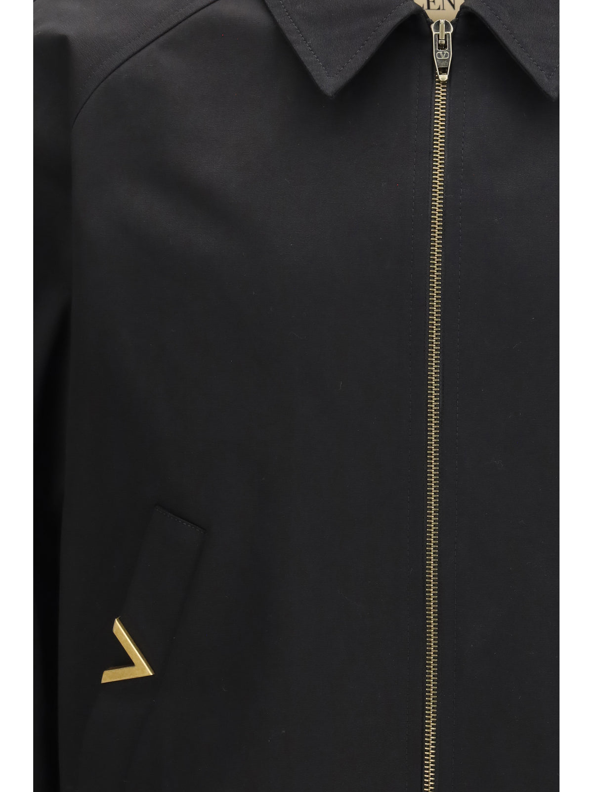 Valentino Collared Jacket - Black