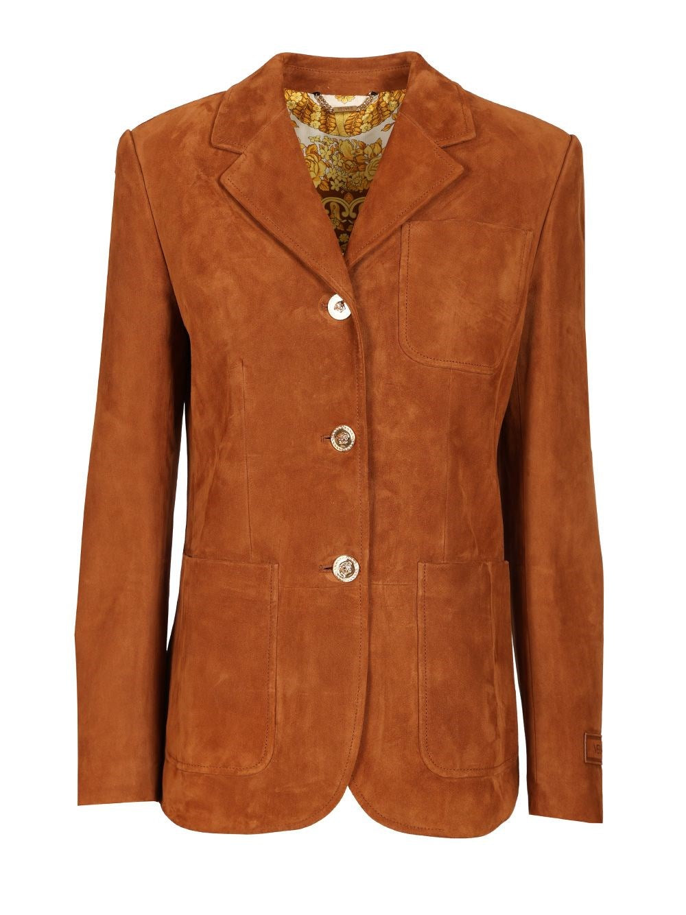 Versace Suede Jacket - Brown