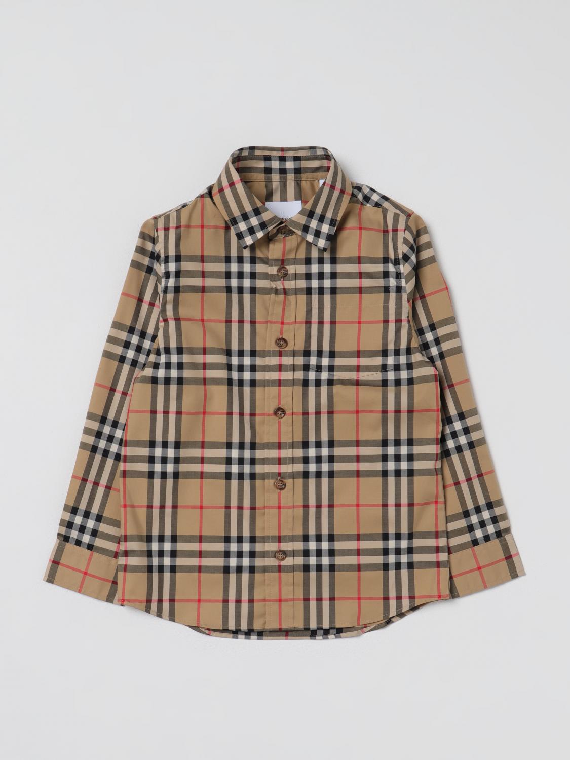 Burberry Shirt Kids Beige