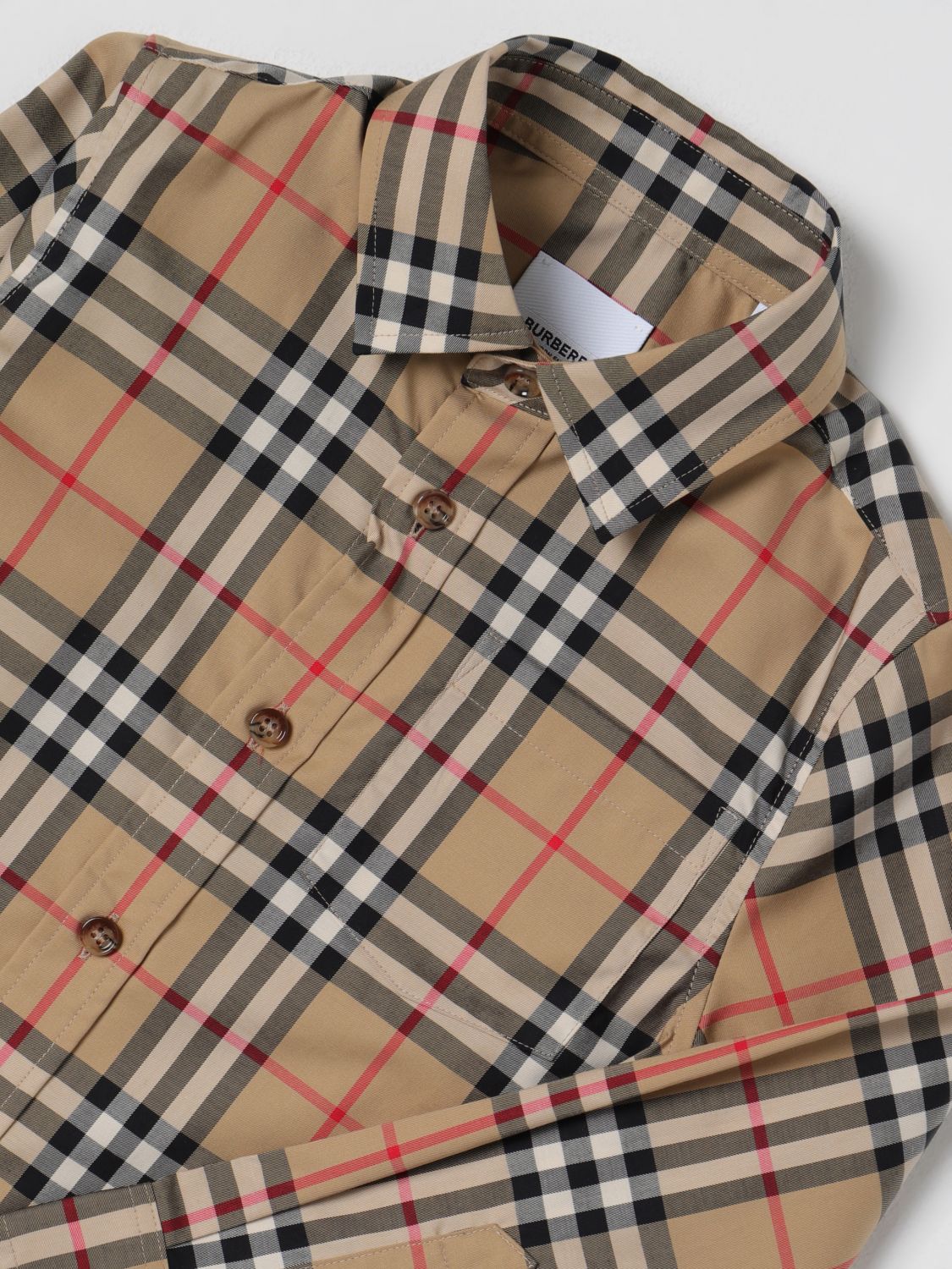 Burberry Shirt Kids Beige