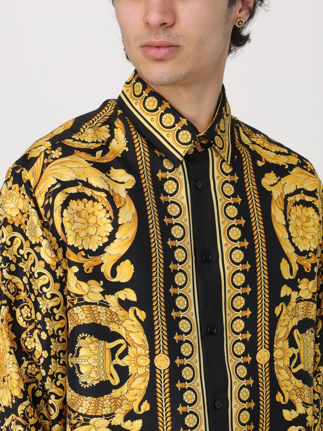 Versace Shirt Men Black