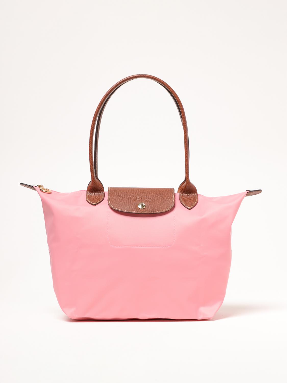 Longchamp Shoulder Bag Woman Coral