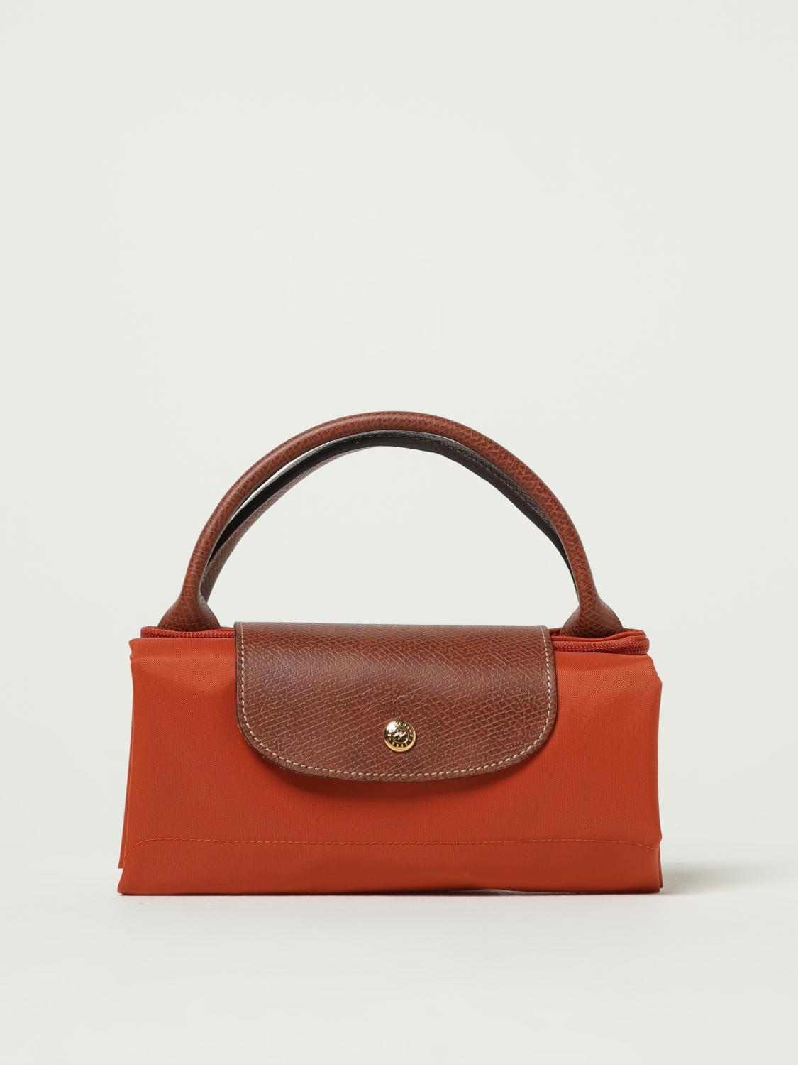 Longchamp Travel Case Woman Brick Red