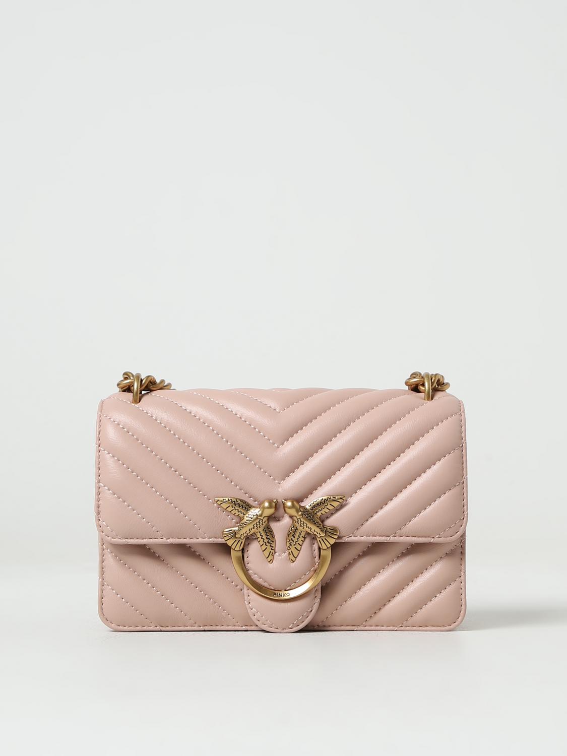 Pinko Mini Bag Woman Beige