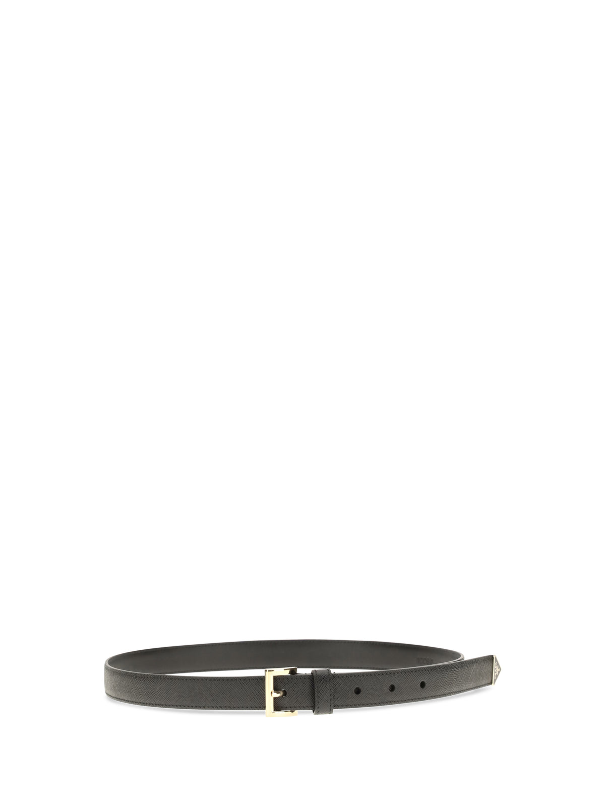 Prada Saffiano leather Belt - Black