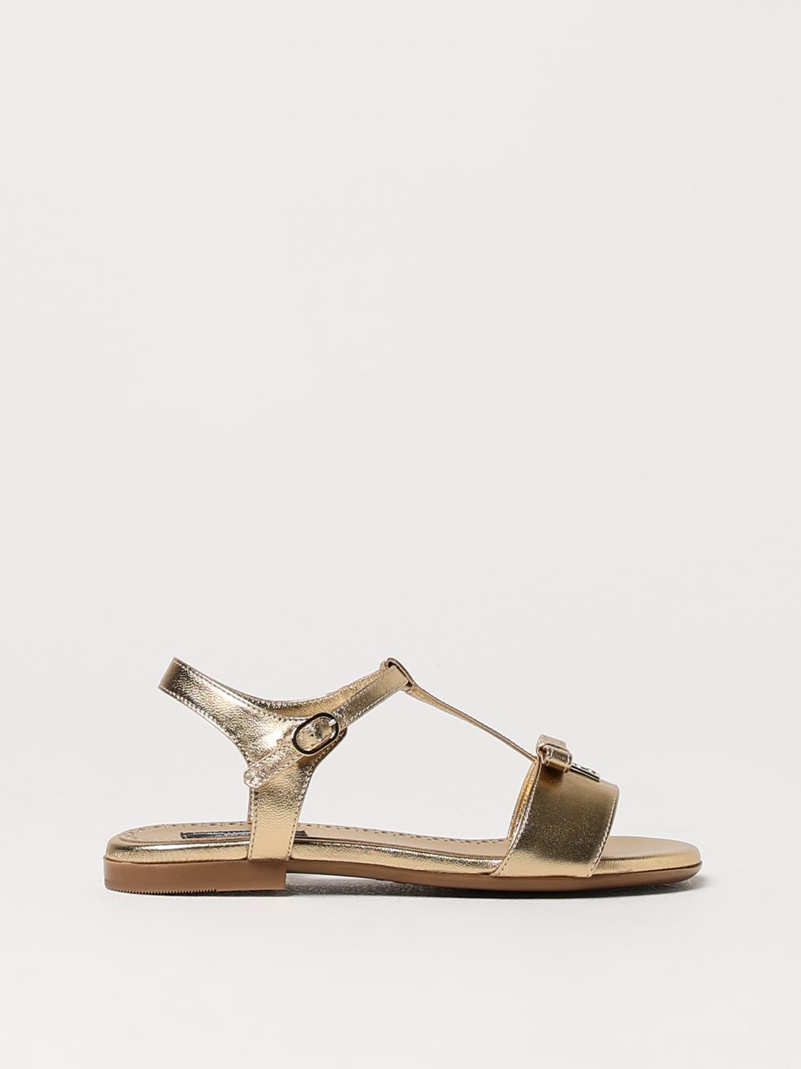 Dolce & Gabbana Shoes Kids Gold