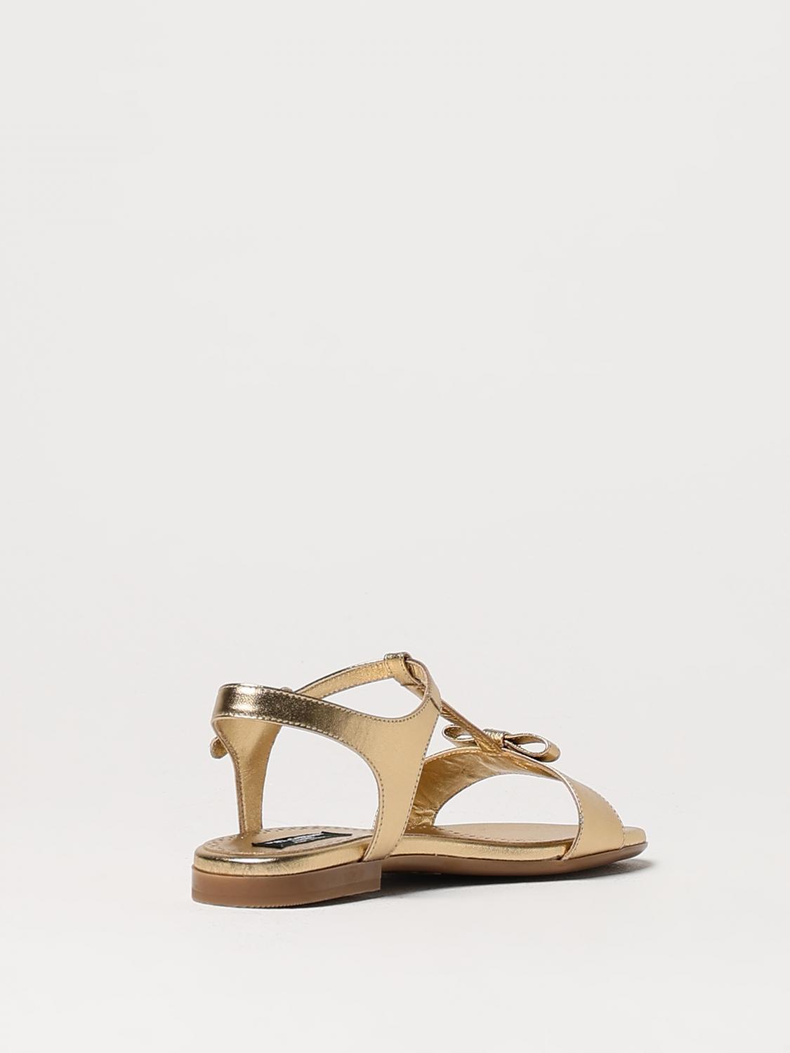 Dolce & Gabbana Shoes Kids Gold