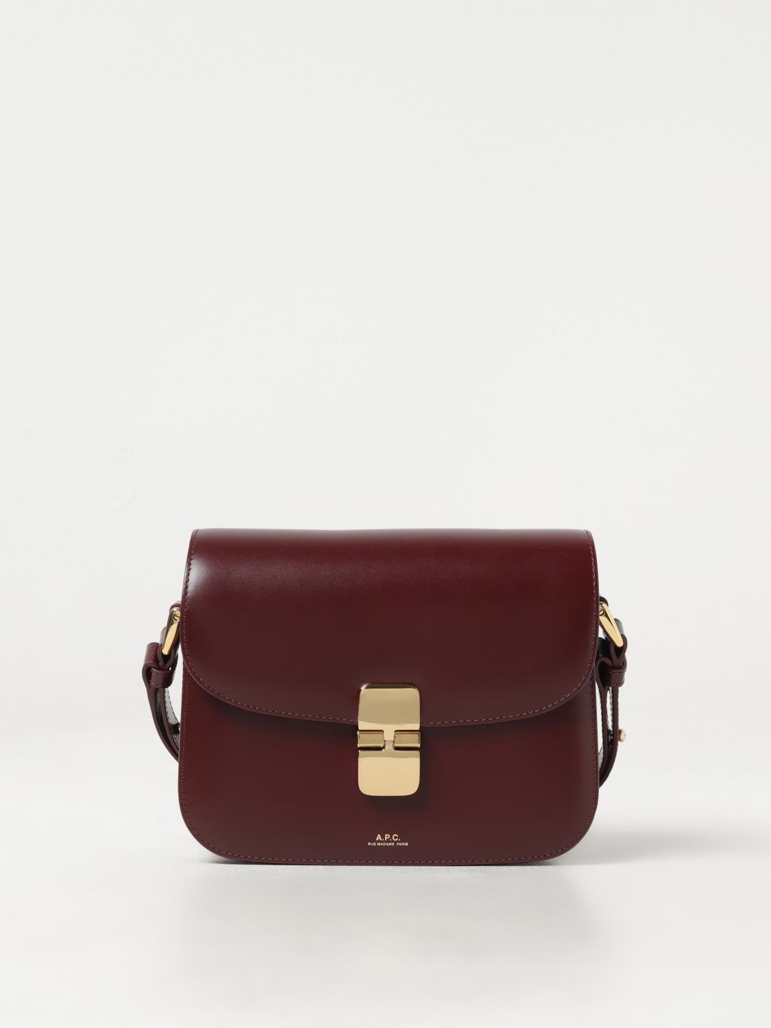 A.P.C. Mini Bag Woman Burgundy