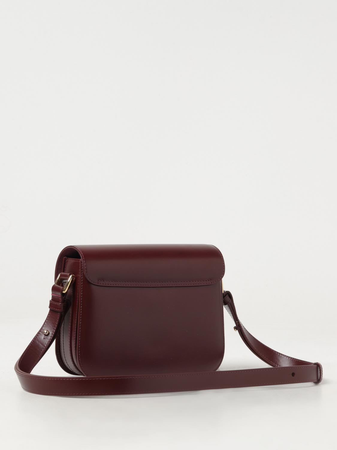 A.P.C. Mini Bag Woman Burgundy