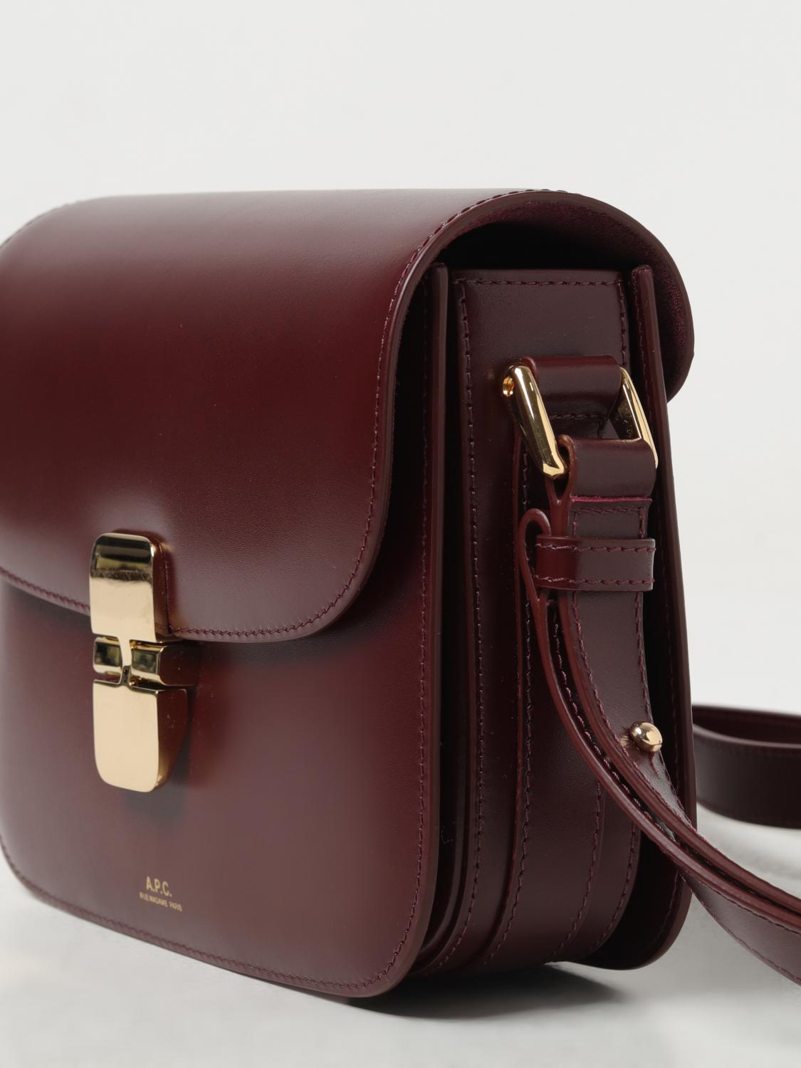 A.P.C. Mini Bag Woman Burgundy