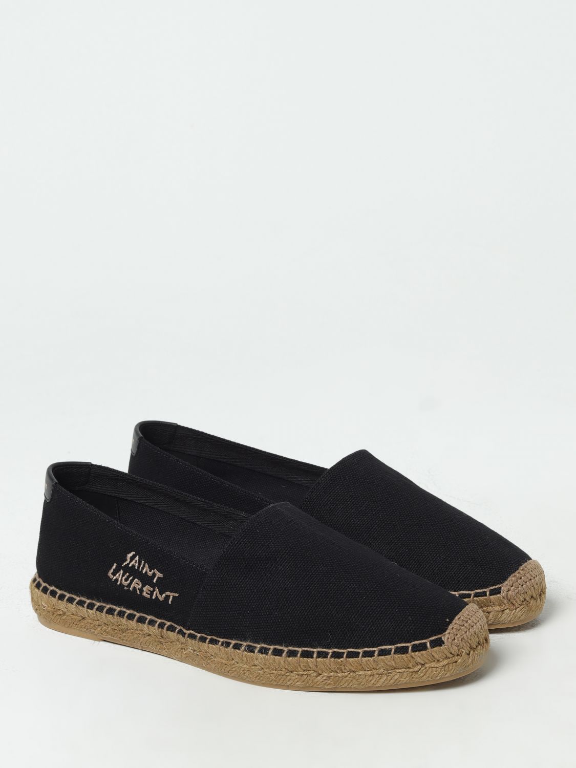 Saint Laurent Espadrilles Men Yellow Cream