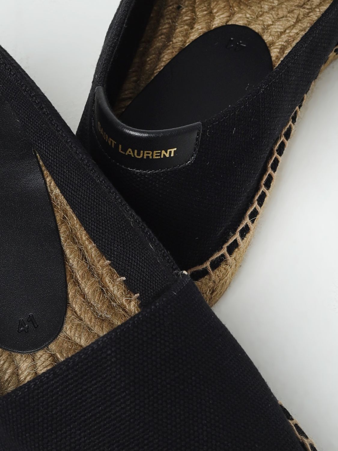 Saint Laurent Espadrilles Men Yellow Cream