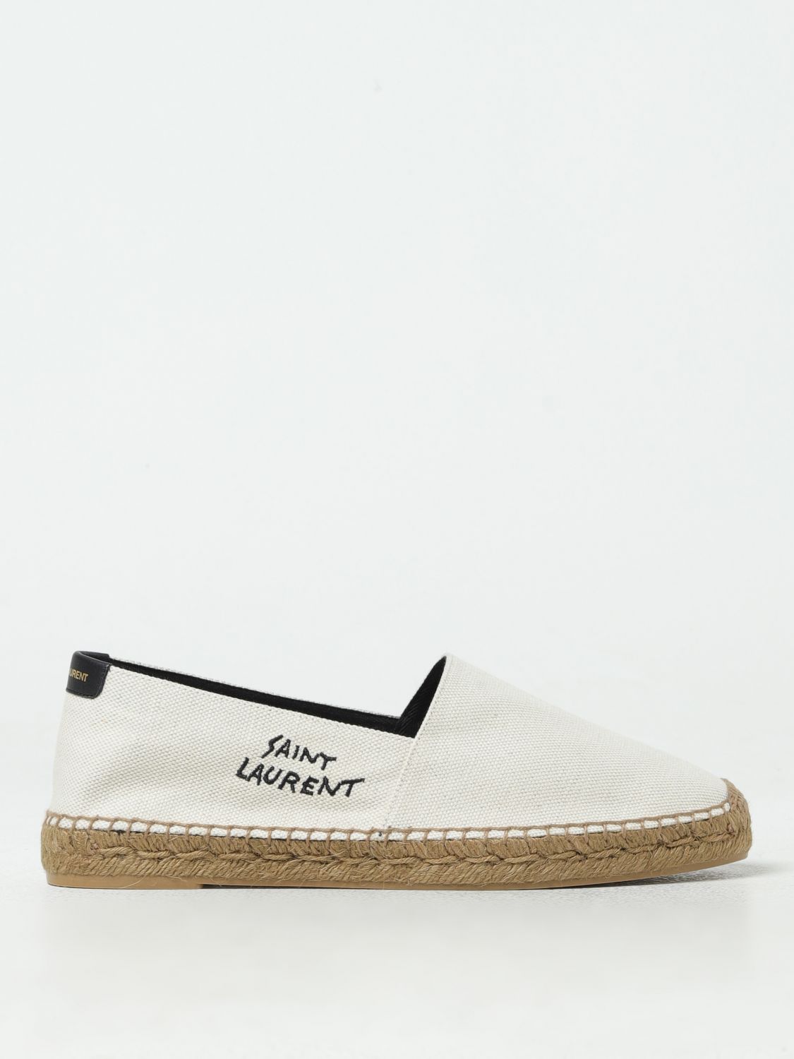 Saint Laurent Espadrilles Men Yellow Cream