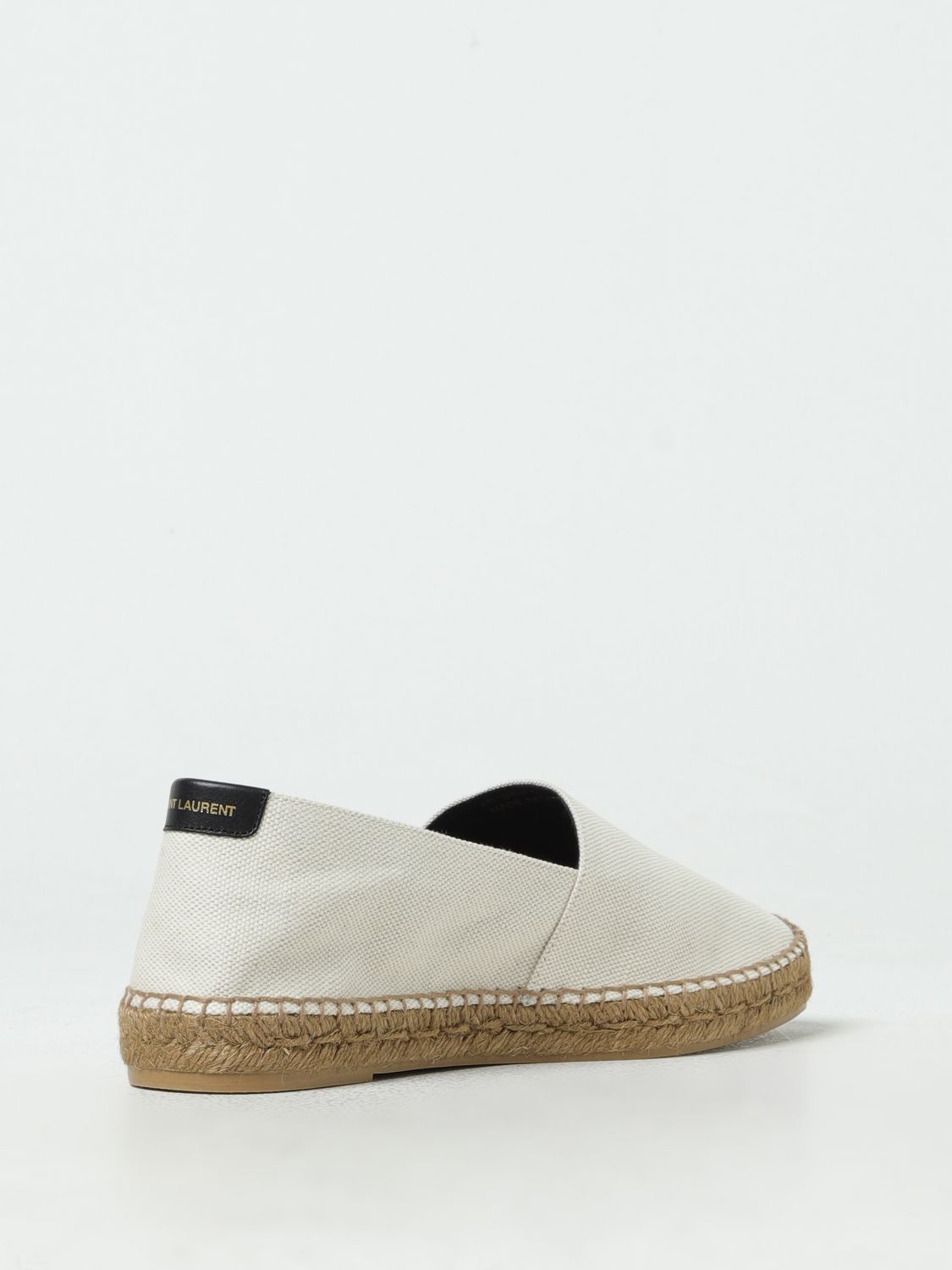Saint Laurent Espadrilles Men Yellow Cream