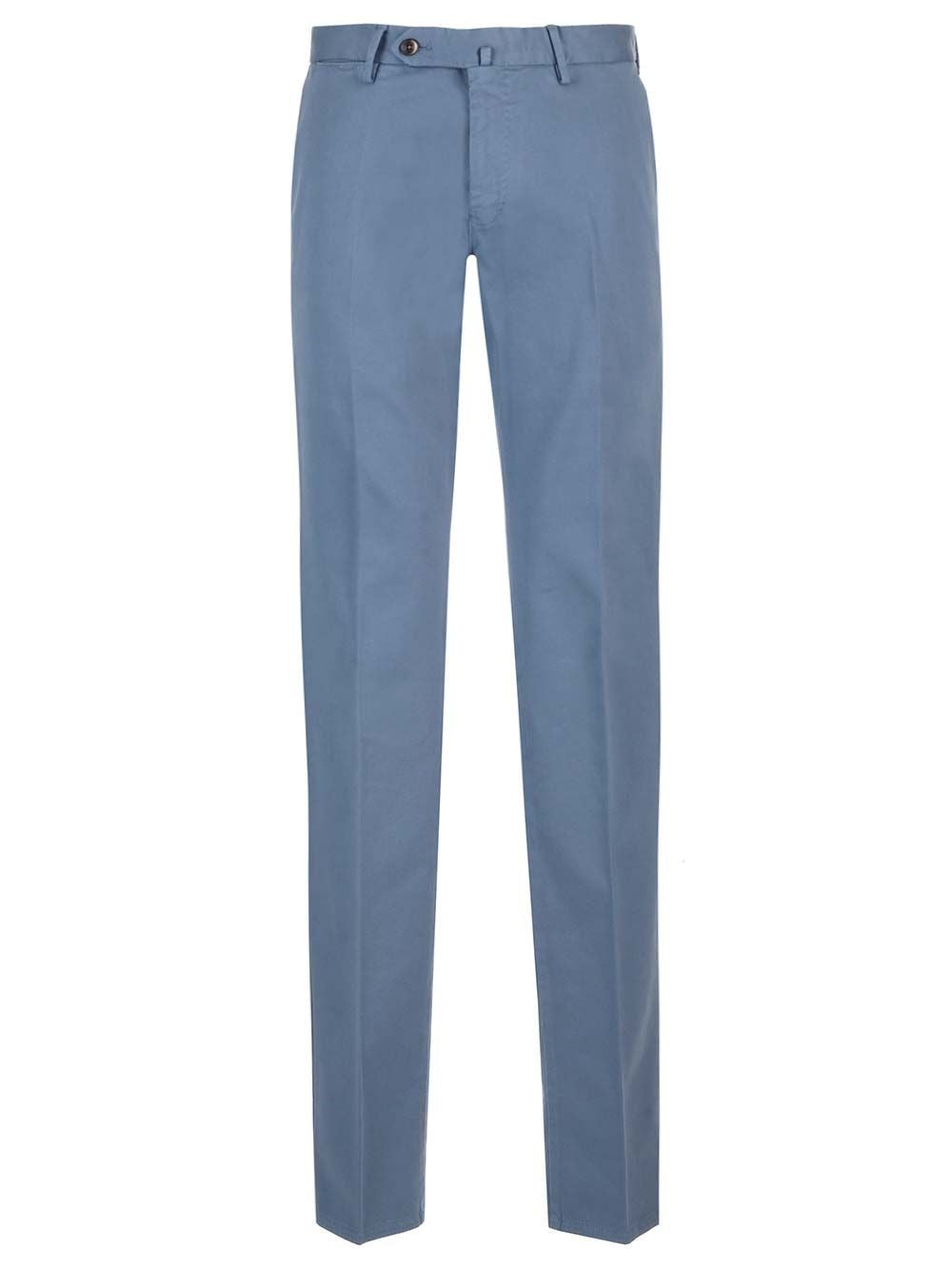 Pt Torino Slim Trousers - Sky Blue