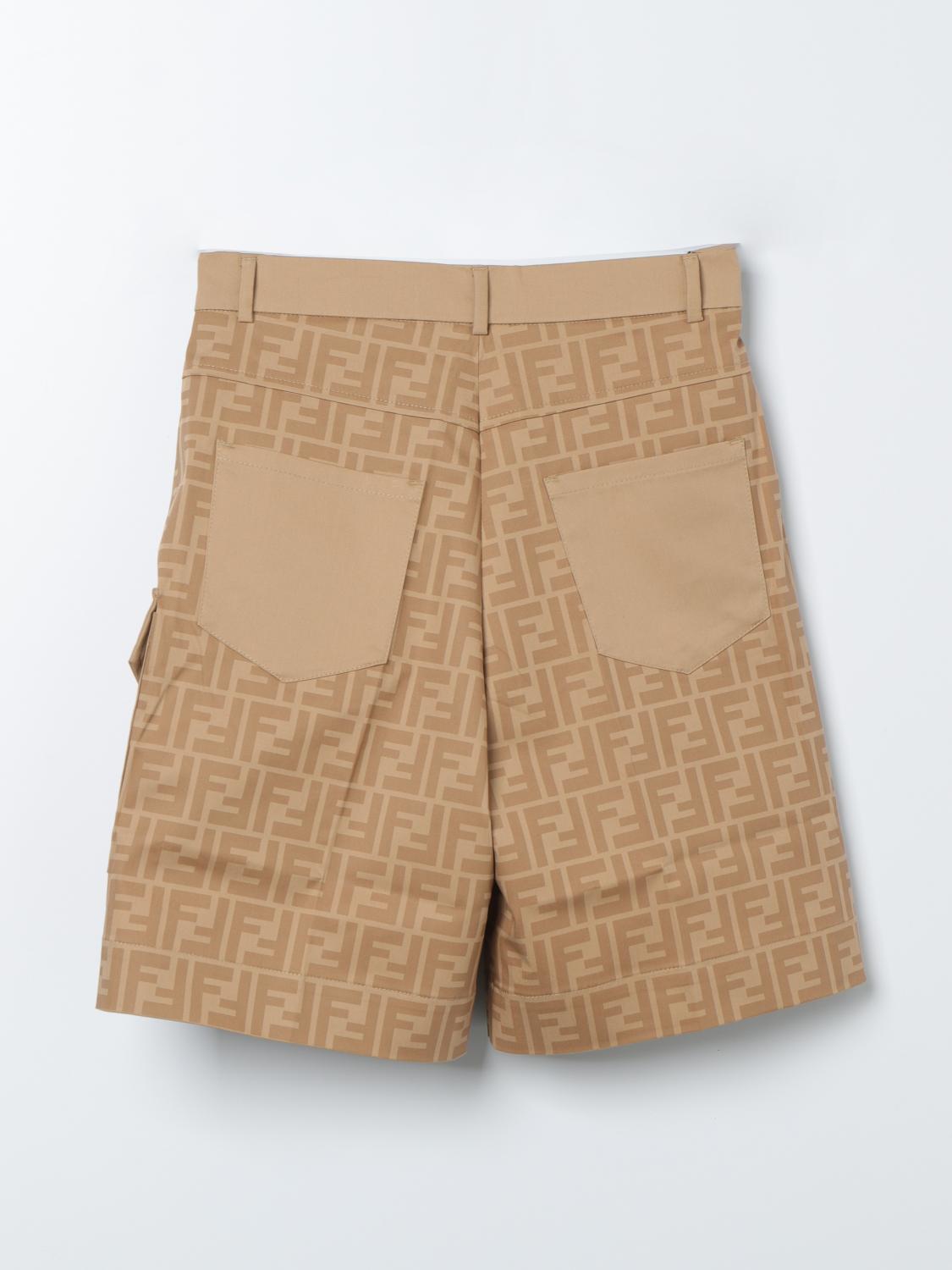 Fendi Shorts Kids Beige