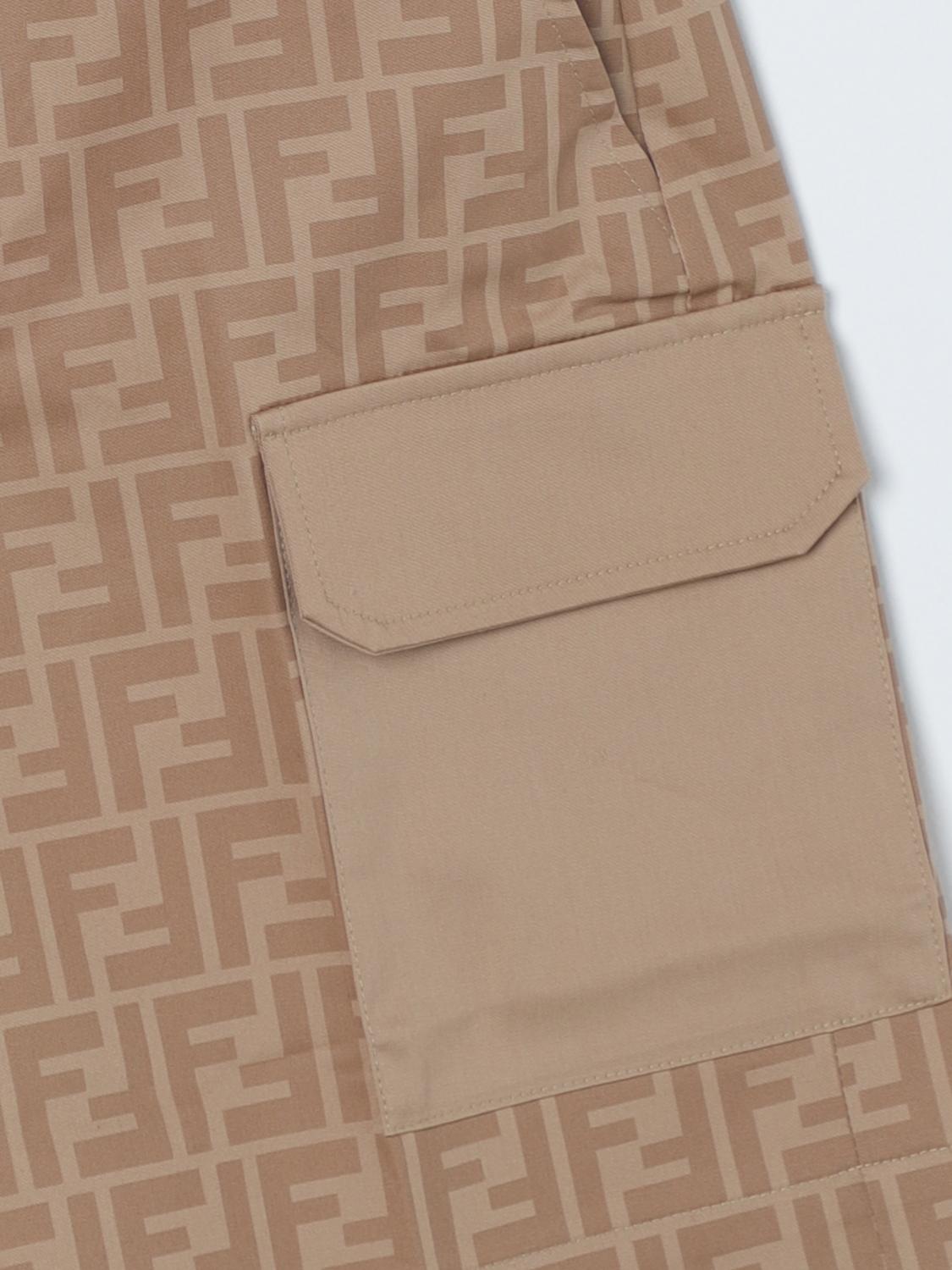 Fendi Shorts Kids Beige