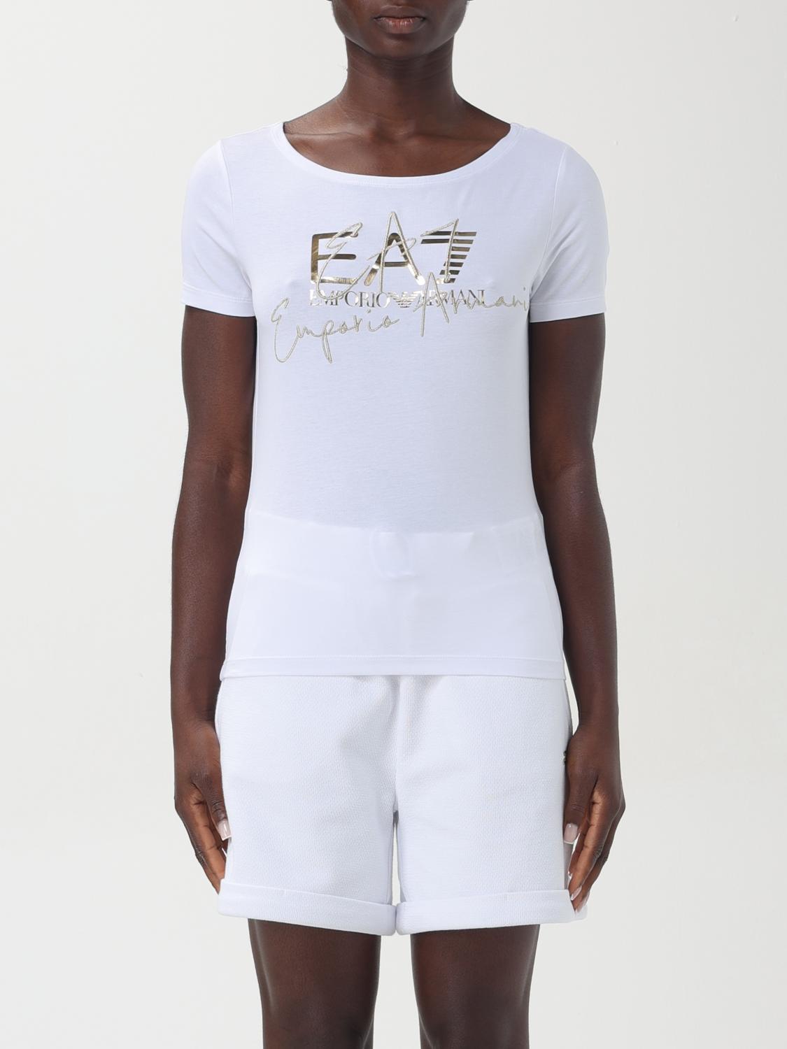 Ea7 T Shirt Woman White